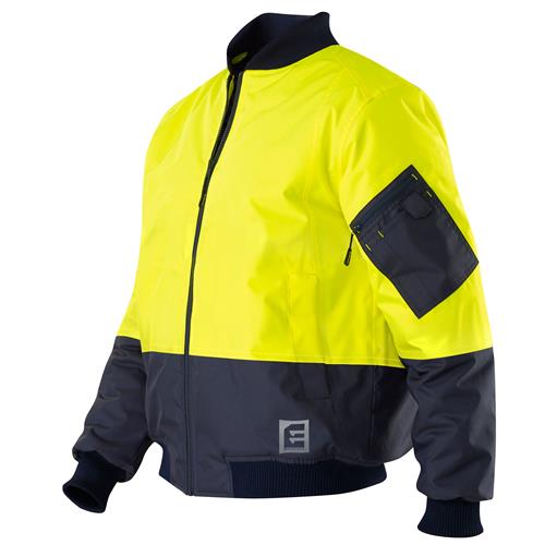 Hi Vis Spliced Bomber Jacket 